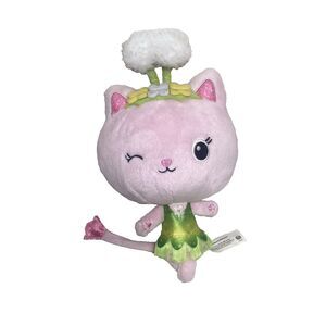 Dreamworks Gabby’s Dollhouse 7 inch Pink Kitty Fairy Purr-ific Plush Toy Animal